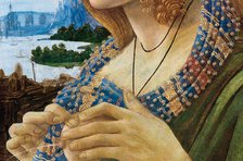 Allegorical Portrait of a Woman (Simonetta Vespucci). Detail, 1480-1490. Artist: Botticelli, Sandro, (Workshop)  