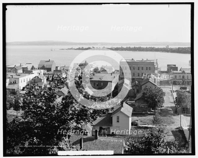 Harbor Springs and point, Harbor Springs, Mich., between 1901 and 1906. Creator: Unknown.