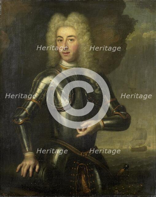 Portrait of Hendrik Lijnslager, Sea Captain with the Admiralty of Amsterdam, 1720. Creator: Anon.