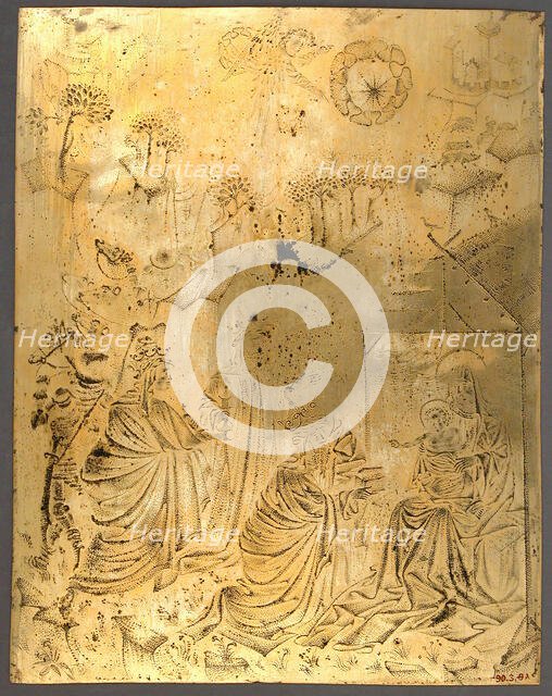 Plaque from Triptych, German, mid-15th century. Creator: Unknown.