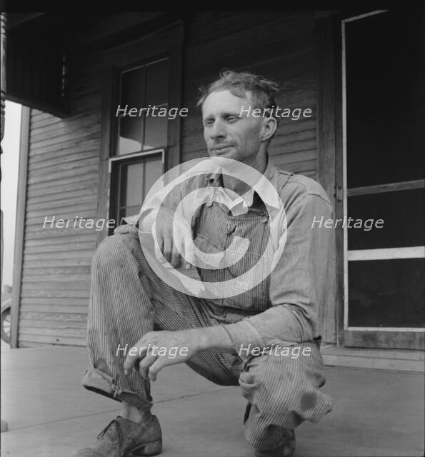 A tractor driver on a Texas cotton farm, 1937. Creator: Dorothea Lange.