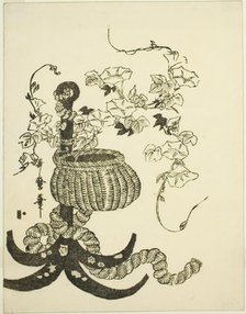 An Arrangement of Morning Glories (Asagao), Japan, c. 1796. Creator: Kitagawa Utamaro.