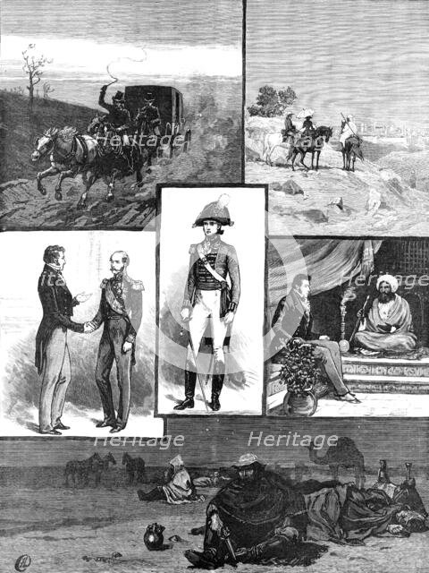 The career of Sir Moses Montefiore, 1883. Creator: Unknown.