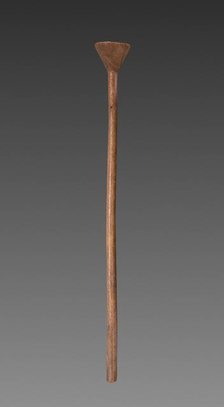 Wooden Staff or Support, Middle Kingdom, Dynasty 11-12, 2040-1914 BC. Creator: Unknown.