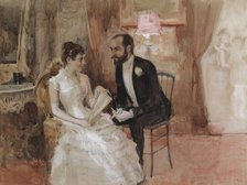 A scene at a prom, c1884. Creator: Albert Edelfelt.