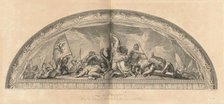 L'Allemagne Cintre du Salon de la Guerre du côté des appartemens du Roi...[pl. 37], pub 1752. Creators: Jean-Baptiste Masse, Louis Desplaces.