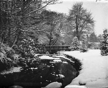 Unknown location snow scenes. Creator: Unknown.