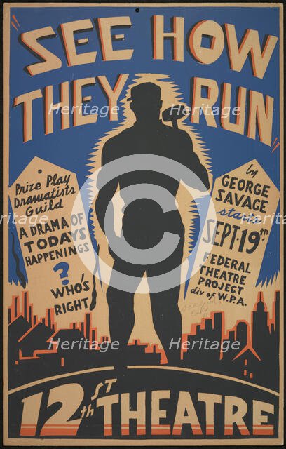 See How They Run, Oakland, CA, 1938. Creator: Unknown.