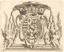 Coat of Arms of Nicolas Francis of Lorraine. Creator: Jacques Callot.