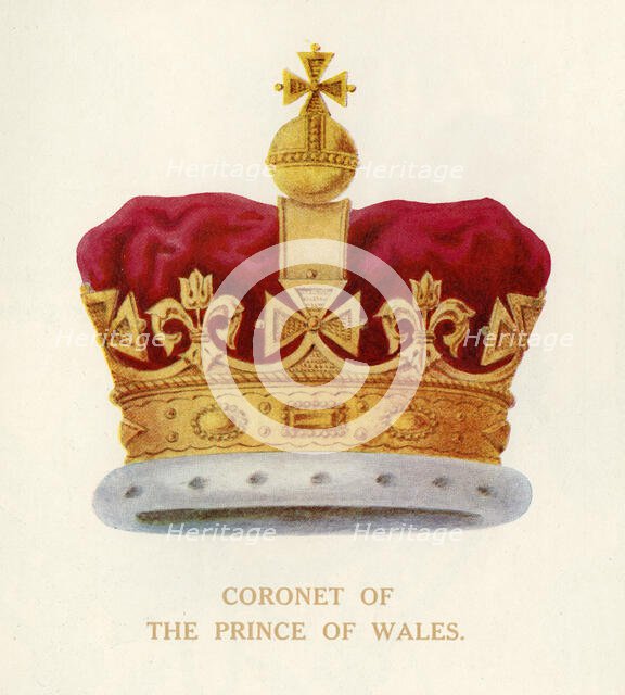 'Coronet of Prince of Wales', c1911. Creator: Unknown.