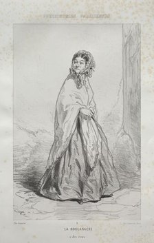 La Boulangère. Creator: Paul Gavarni (French, 1804-1866).
