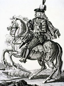 Philip V of Anjou (1683 - 1746), King of Spain.