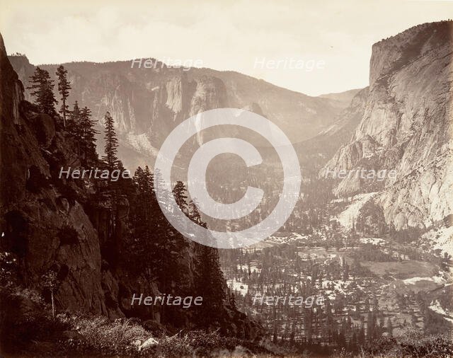 Yosemite Valley from Glacier Point, ca. 1872, printed ca. 1876. Creator: Carleton Emmons Watkins.