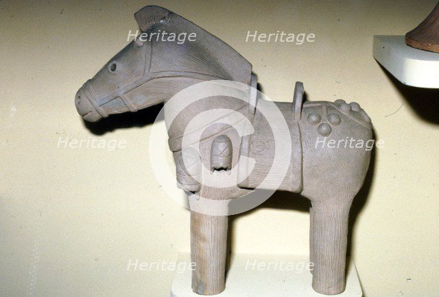 Japanese Haniwa Tomb Figure of Horse, c300-550. Artist: Unknown.