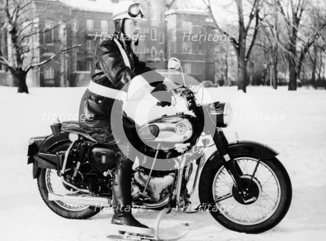 650cc BSA Golden Flash, (c1950-c1964?). Artist: Unknown