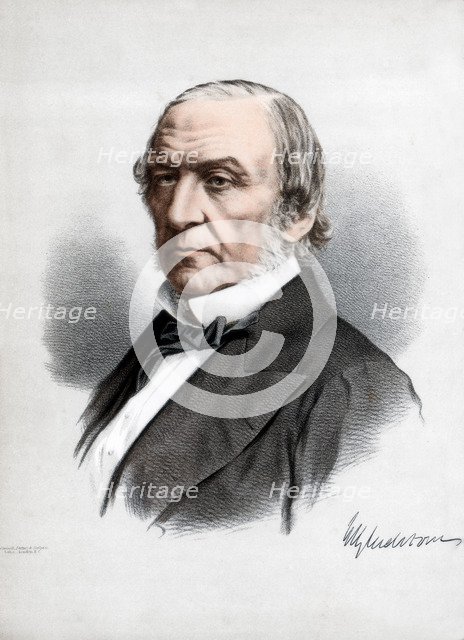William Ewart Gladstone, British Liberal Party statesman and Prime Minister, c1890.Artist: Cassell, Petter & Galpin