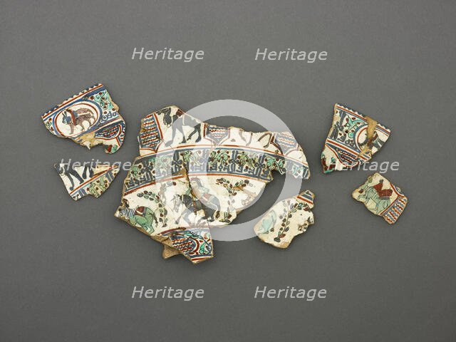 Plate (fragment), Late 12th/early 13th century. Creator: Unknown.