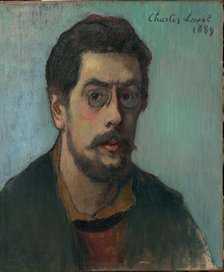 Self-portrait, 1889. Creator: Laval, Charles (1862-1894).