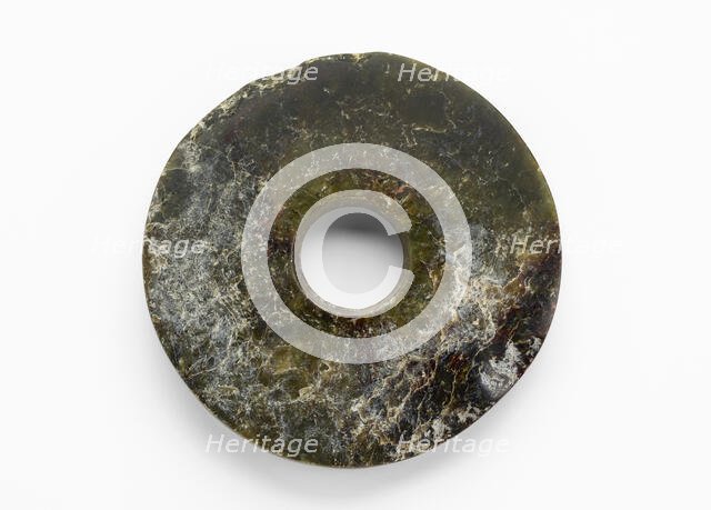 Disk (bi ?), Late Neolithic period, ca. 3300-2250 BCE. Creator: Unknown.