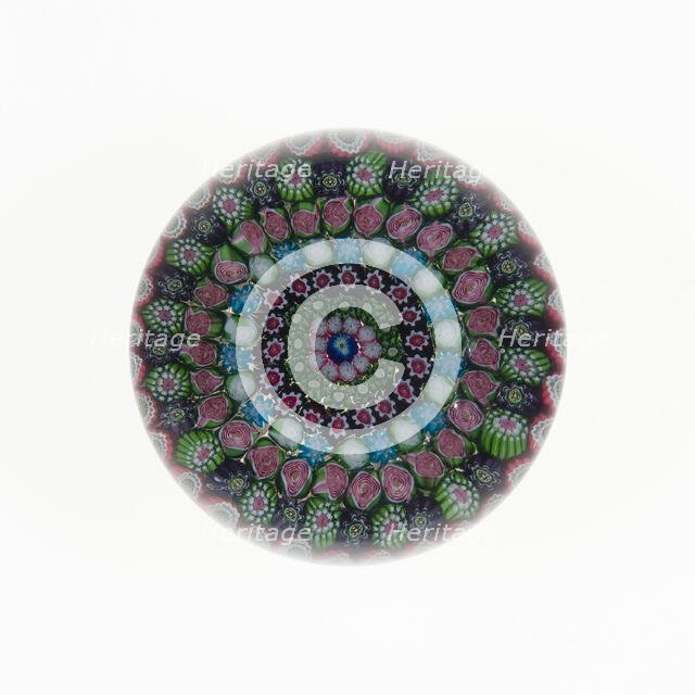 Paperweight, Saint-Louis, c. 1846-55. Creator: Saint-Louis Glassworks.