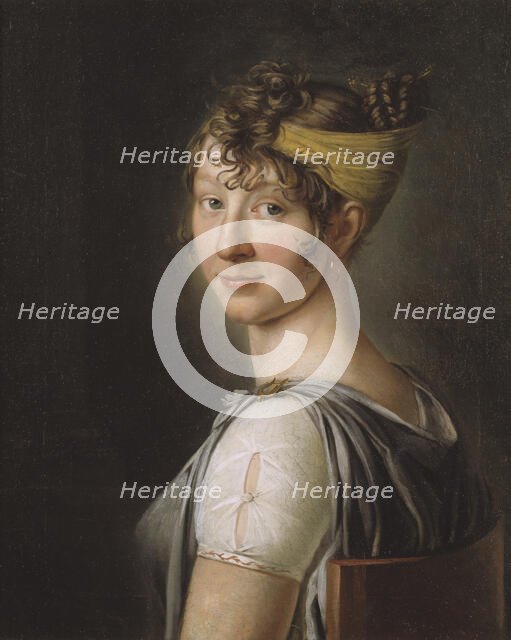 The Artist's Sister Wilhelmina, 1806. Creator: Per Krafft the Younger.