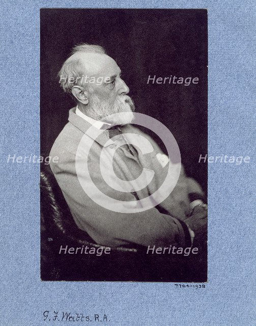 George Fraderick Watts, British painter and sculptor, c1880-1904. Artist: Frederick Hollyer