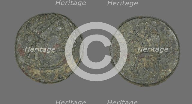 Coin Depicting the God Apollo, 2nd-1st century BCE. Creator: Unknown.