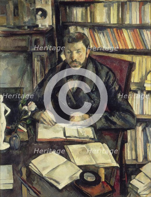 Gustave Geffroy, 1895-1896. Artist: Cézanne, Paul (1839-1906)