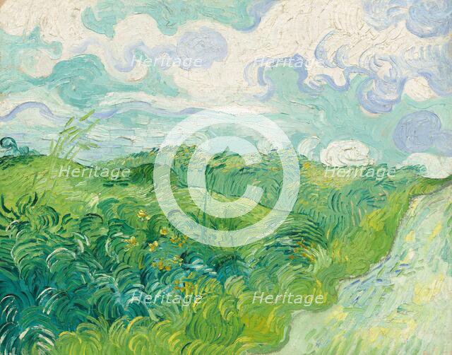 Green Wheat Fields, Auvers, 1890. Creator: Vincent van Gogh.