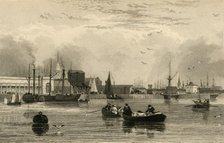 'Liverpool, from the Mersey, No. III...', c1830.  Creator: Robert Wallis.