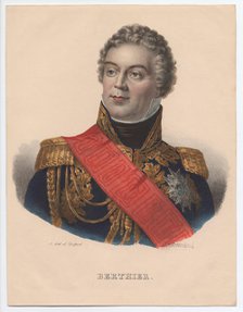 Louis-Alexandre Berthier (1753-1815), Prince de Wagram, Prince of Neuchâtel, 1835. Artist: Monanteuil, Jean-Jacques-François (1785-1860)