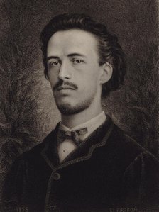 Portrait of the composer Benjamin Godard (1849-1895), 1878. Creator: Pirodon, Eugène Louis (1824-1908).