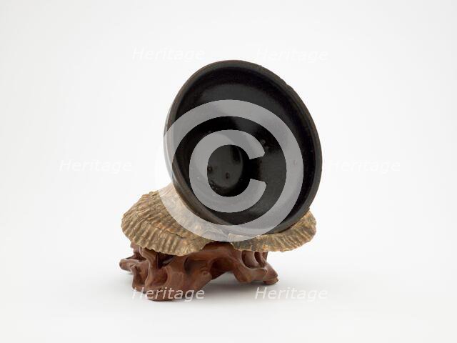 Tea bowl encrusted with sea shells, date unknown. Creator: Unknown.