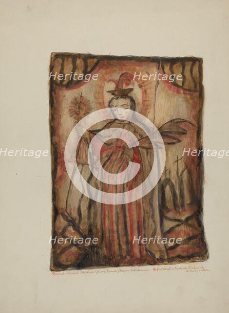 Santos Retablos, 1935/1942. Creator: Maude Valle.