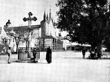 The Queen's Visit to Cimiez: the Monastery of Cimiez, 1895. Creator: Jean Gilletta.