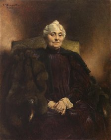 Portrait of Madame Dubernet, 1899. Creator: Leon Joseph Florentin Bonnat.