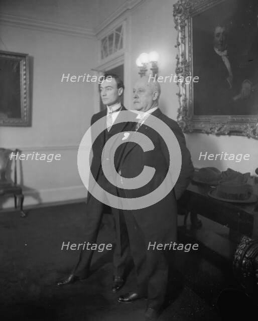 J.P. Mitchell [i.e., John Purroy Mitchel] & Ardolph Kline, 1914. Creator: Bain News Service.