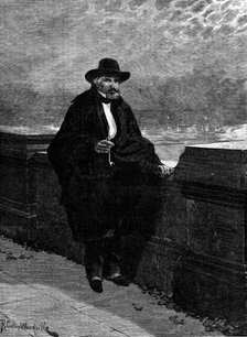 A Moonlight Night at Chelsea: a reminiscence of Thomas Carlyle, 1881. Creator: Unknown.