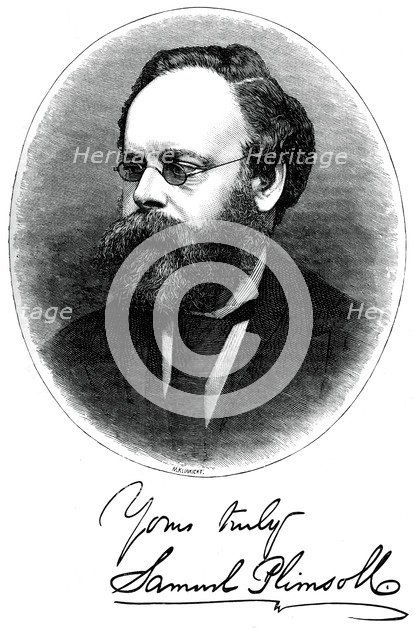 Samuel Plimsoll, British politician and social reformer, c1880.  Creator: Moritz Klinkicht.