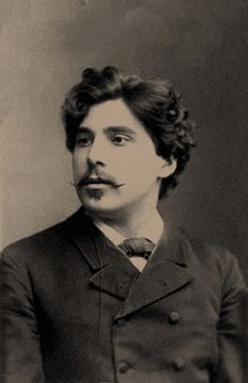 Portrait of Alexander Valentinovich Amfiteatrov (1862-1938). Creator: Anonymous.