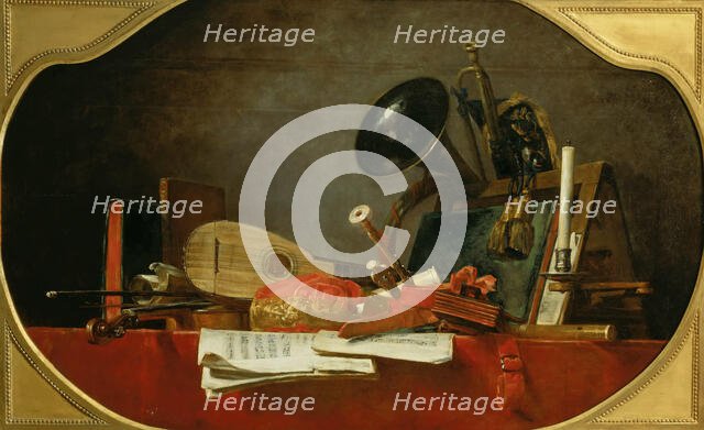 Attributes of Music, 1765. Creator: Chardin, Jean-Baptiste Siméon (1699-1779).
