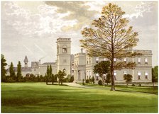 Stowlangtoft Hall, Suffolk, home of the Wilson family, c1880. Artist: Unknown