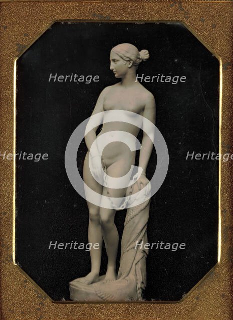 Hiram Powers's Sculpture of the Greek Slave, ca. 1850. Creator: Unknown.
