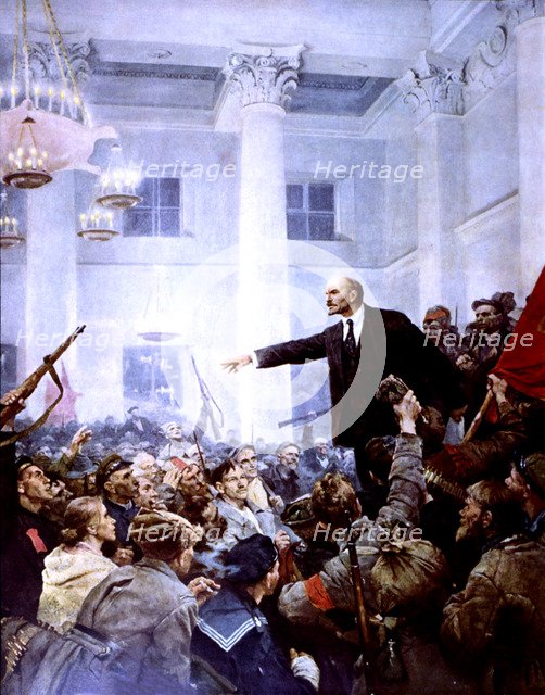 Vladimir Lenin (Vladimir Ilich Uliasov), known as, 1870 - 1924, Russian revolutionary and statesm…