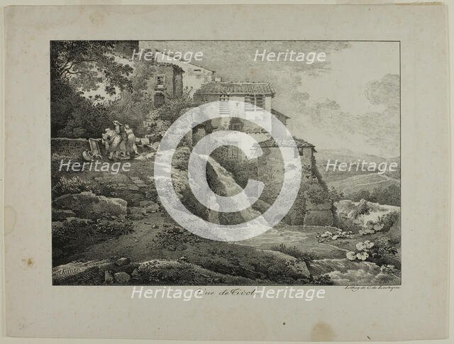 View of Tivoli, 1817. Creator: Claude Thiénon.