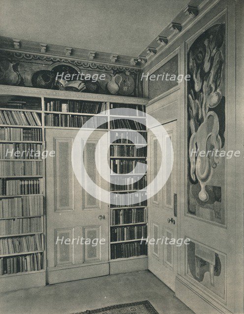'Corner of Mrs. St. John Hutchinson's Drawing Room, Regent's Park. Panels by Duncan Grant', 1928. Artist: Unknown.