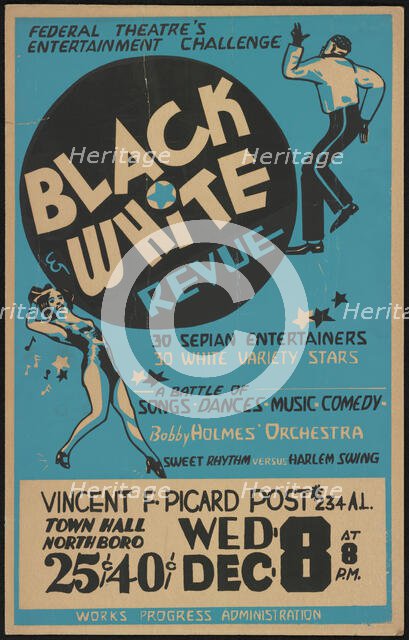 Black and White Revue, [193-]. Creator: Unknown.