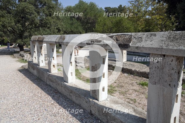 The Monument of the Eponymous Heroes in the Greek Agora, Athens, Greece. Artist: Samuel Magal