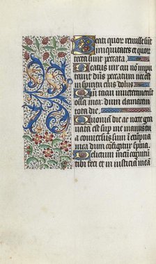 Book of Hours (Use of Rouen): fol. 81v, c. 1470. Creator: Master of the Geneva Latini (French, active Rouen, 1460-80).