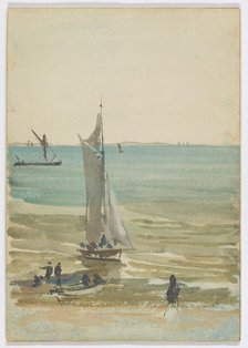 Southend - The Pleasure Yacht, 1882-1884. Creator: James Abbott McNeill Whistler.